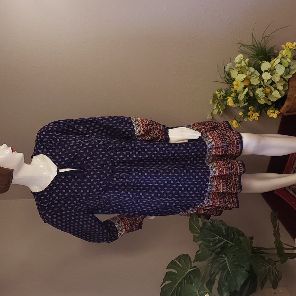 Long sleeve summer dress‎